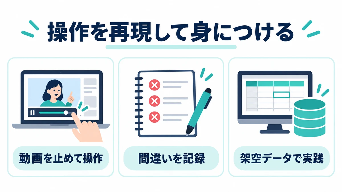 MOSの学習を、説明なしで操作できる力につなげる