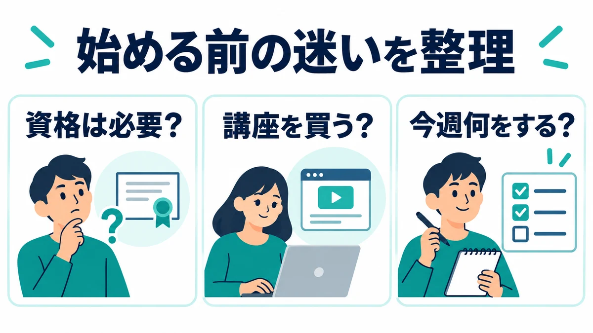 IT副業を始める前によくある疑問