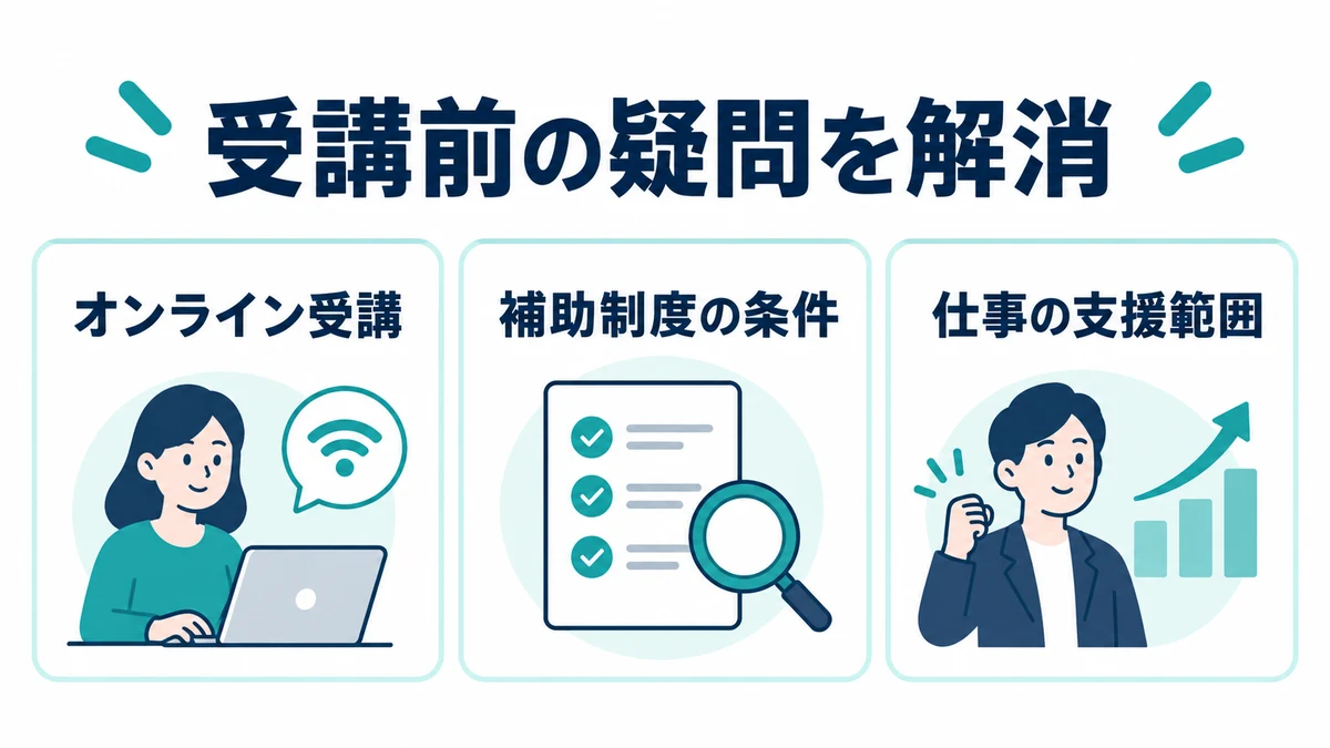 Winスクールの受講前によくある疑問